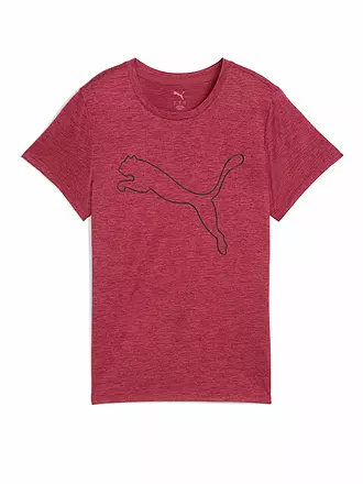 PUMA | Maglietta da allenamento da donna Essential Heather Logo | rot